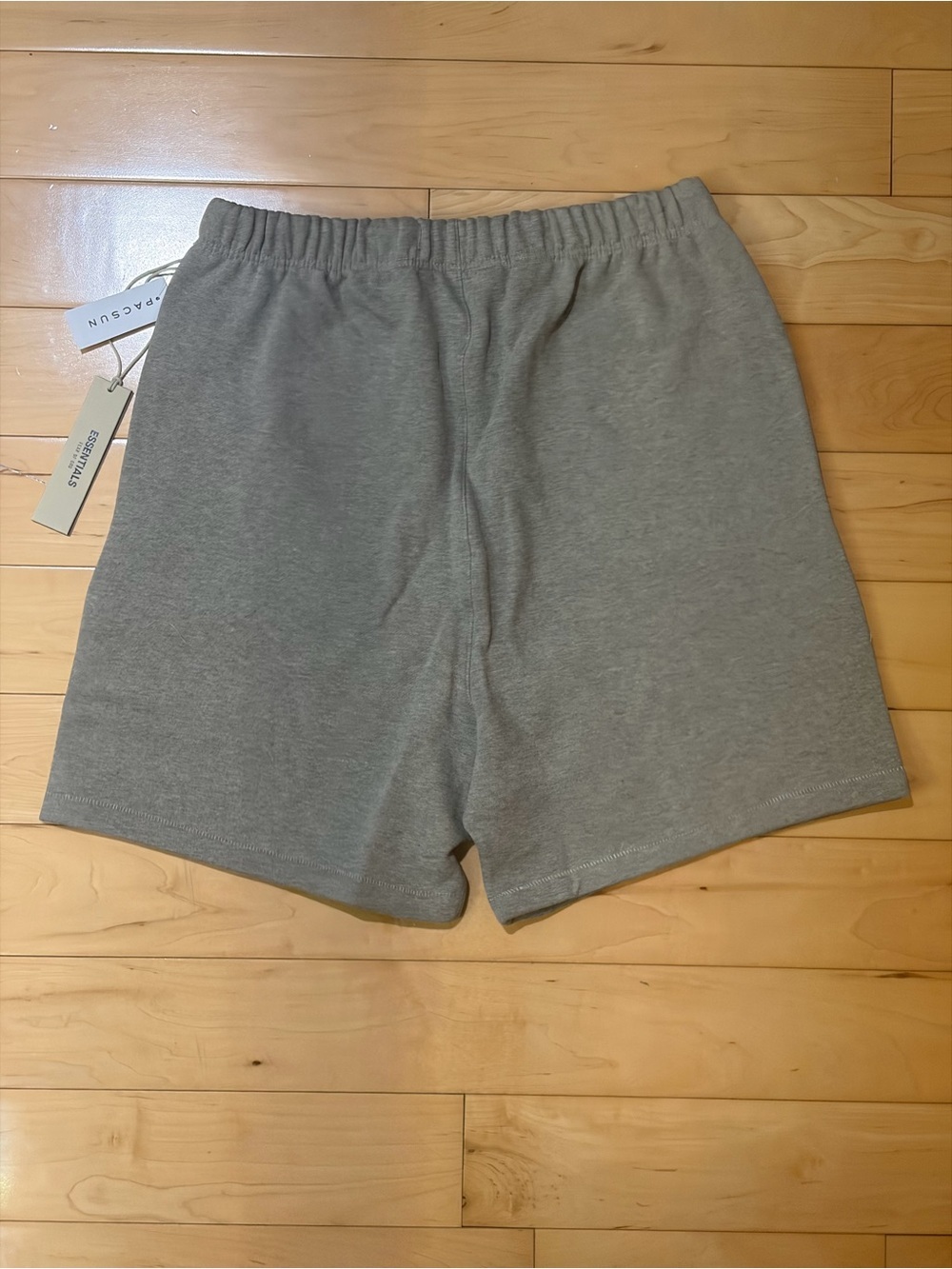 Essentials Men's Heather Gray Athletic Sweat Shorts - Picture 2 of 6